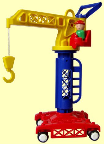 Кран башенный (детский сад) (Россия) 32х39х18,5 см.