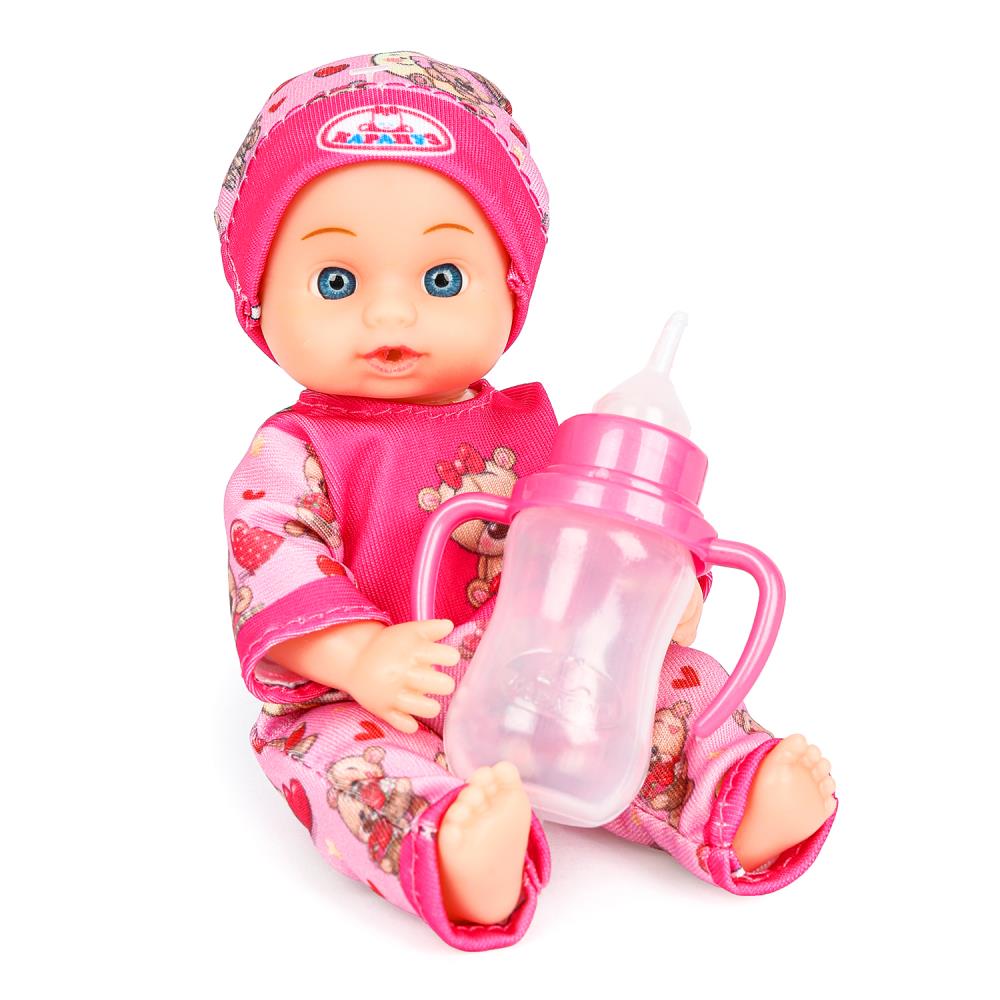 Пупс неозвуч 15см, пьет, пишет, 2акс КАРАПУЗ в кор.84шт