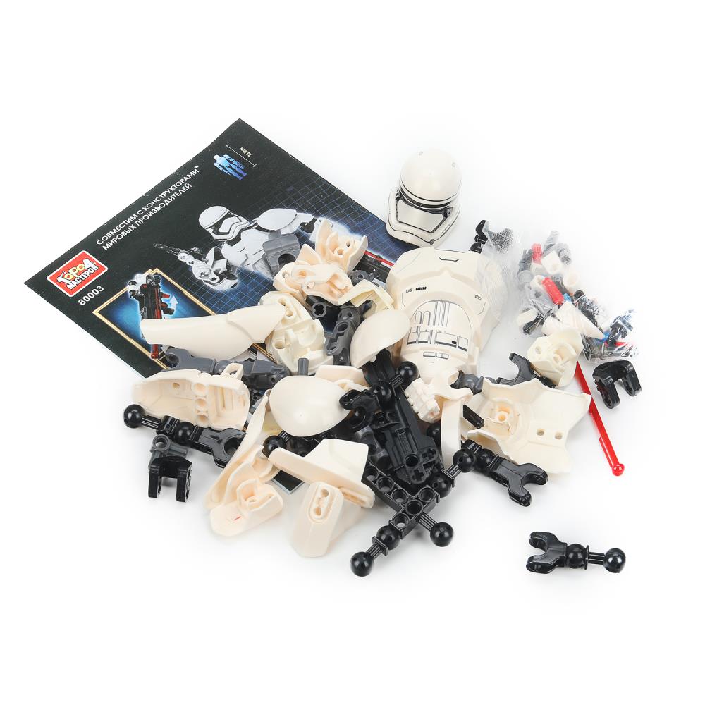 80003-ZH Конструктор сборная фигурка космические сражения, 81 дет. Город мастеров в кор.2*36шт