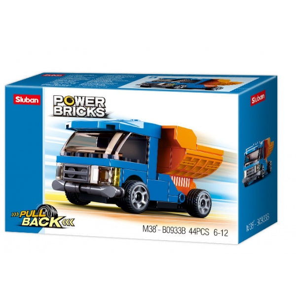 Конструктор пласт. грузовик 44дет. на русском. кор. в кор.64шт