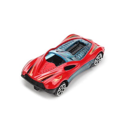 Machine en métal ROAD RACING pour SUISSE 7 cm, 3 pièces, dans un assortiment, couleur. Parc technologique dans le cor.2*96шт