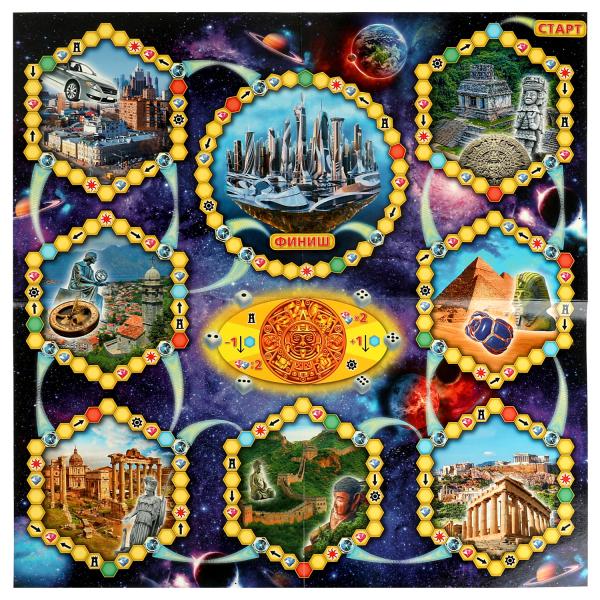 Эпоха цивилизации. Пройди сквозь века. Настольная игра-ходила. 250х250х55 мм. Умные игры в кор.10шт