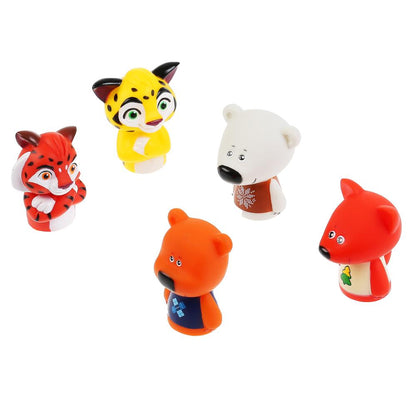 Jeu en plastique pour vans МУЛЬТ пальчиковый theatre muult, 5 шт. dans un assortiment. КАПИТОШКА в кор.2*12шт