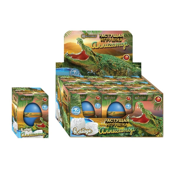 Игрушка ЯЙЦО alligator, кор. IQ Эксперимент уп-12шт в кор.24уп
