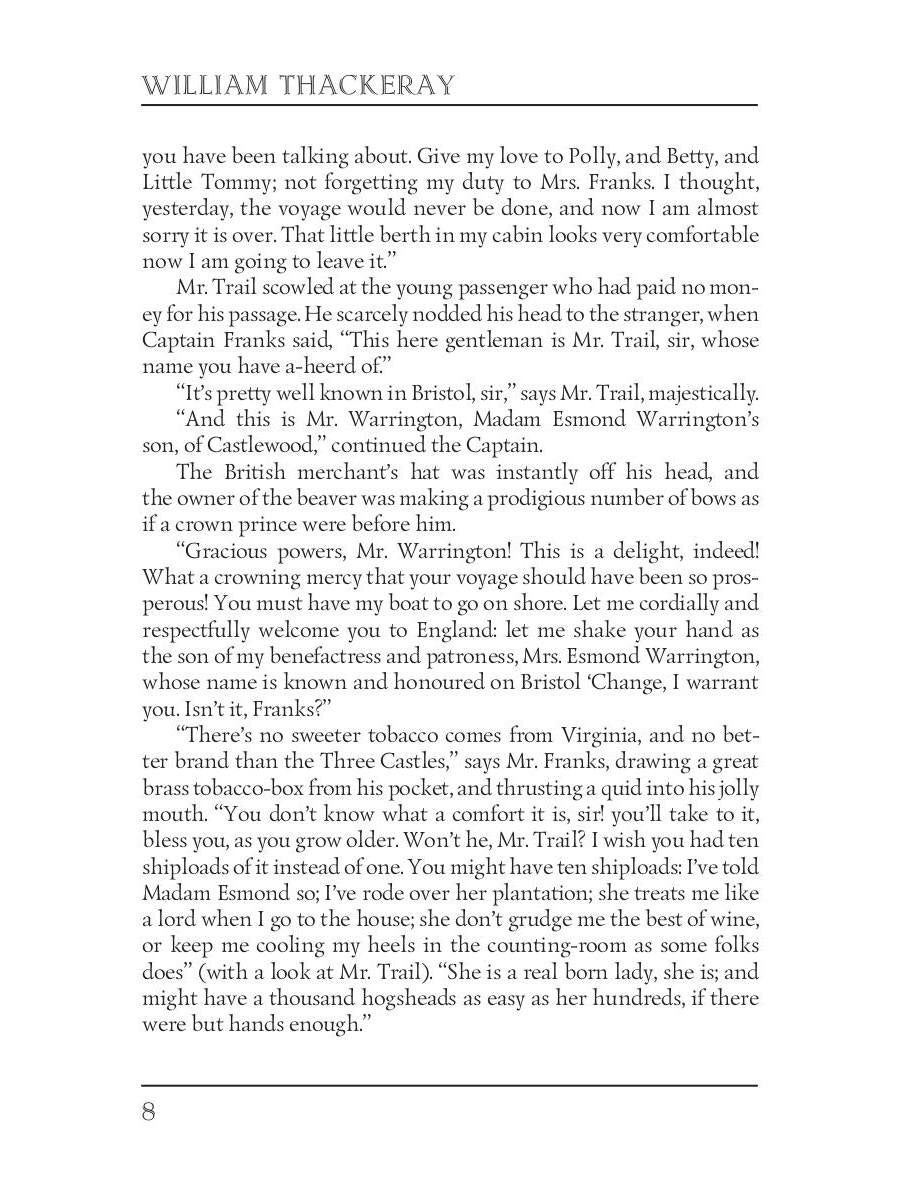 The Virginians 1 = Виргинцы: рассказ о последнем веке 1: на англ.яз