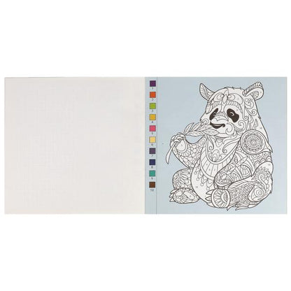 Раскраска. Квест по цвету. Зоопарк . 240х240мм. Скрепка. 24 стр. Умка в кор.50шт