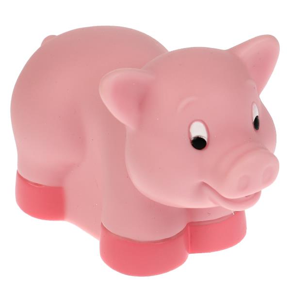 Игрушка для ванны свинка-сетка, подвеска КАПИТОШКА в кор.100шт