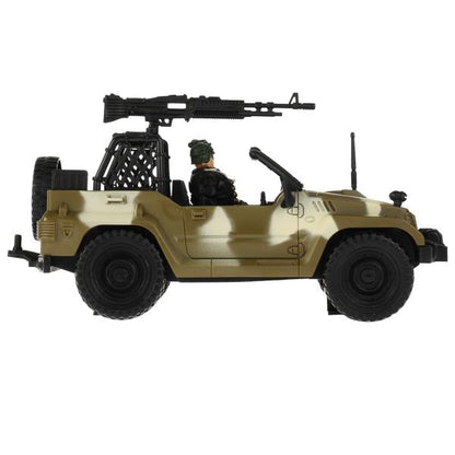 Набориков С ДЖИПОМ военные, с аксесс., кор.25*18*12см ИГРАЕМ ВМЕСТЕ в солдатах кор.36шт