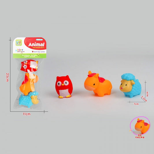 Игрушка пластизоль для ванной, в ассорт. 669-001 в пак. в кор.2*96шт