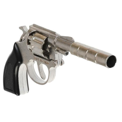 Револьвер для стрельбы поршнями 8 зарядов, металл, блист.15*20*5см ИГРАЕМ ВМЕСТЕ в кор.6*24шт
