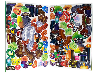 НАКЛЕЙКИ "СОБЕРИ СВОЕГО МОНСТРА" ЛЮБИМЫЕ МОНСТРЫ