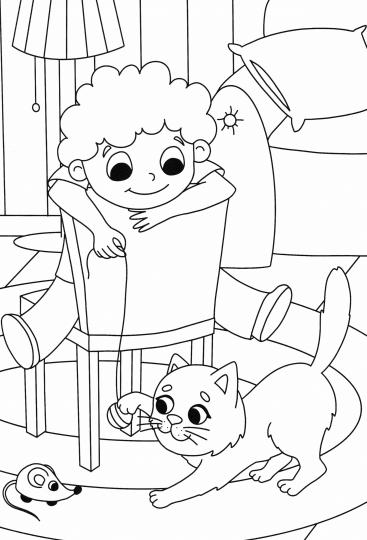 РАСКРАСКА С КАРАНДАШАМИ. ЛЮБИМЫЕ ЗВЕРУШКИ