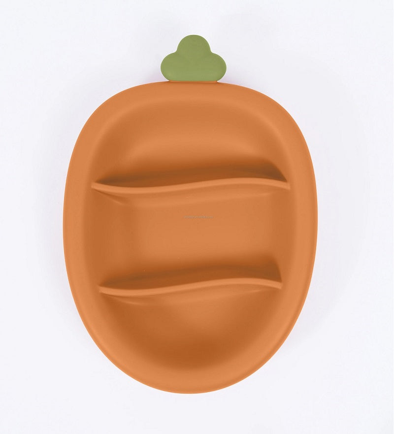 Angel dreams. SK2015 Силиконовая тарелка "Морковка" на присоске (цвет-терракот)