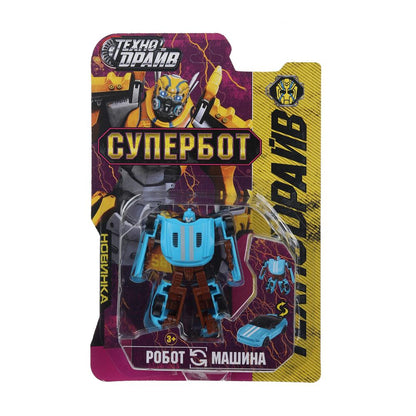 Робот СУПЕРБОТ, трансформирующийся в машину, асс.кор.22,5*15*5см ТЕХНОДРАЙВ в кор.2*108шт