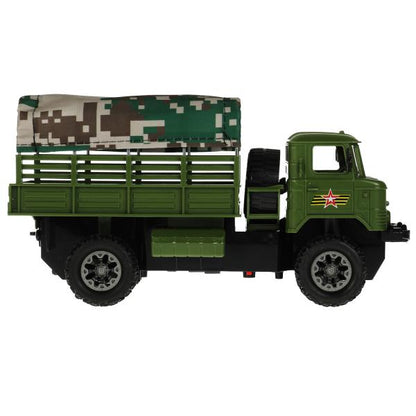 2004F022-R Машина р/у ГАЗ 66 АРМИЯ РОССИИ, 25 см, свет, зел, кор. Технопарк в кор.2*18шт