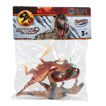 Jeu de plastique ДИНОЗАВРЫ 2 pièces/paquet, plus de ИГРАЕМ ВМЕСТЕ в кор.2*96наб