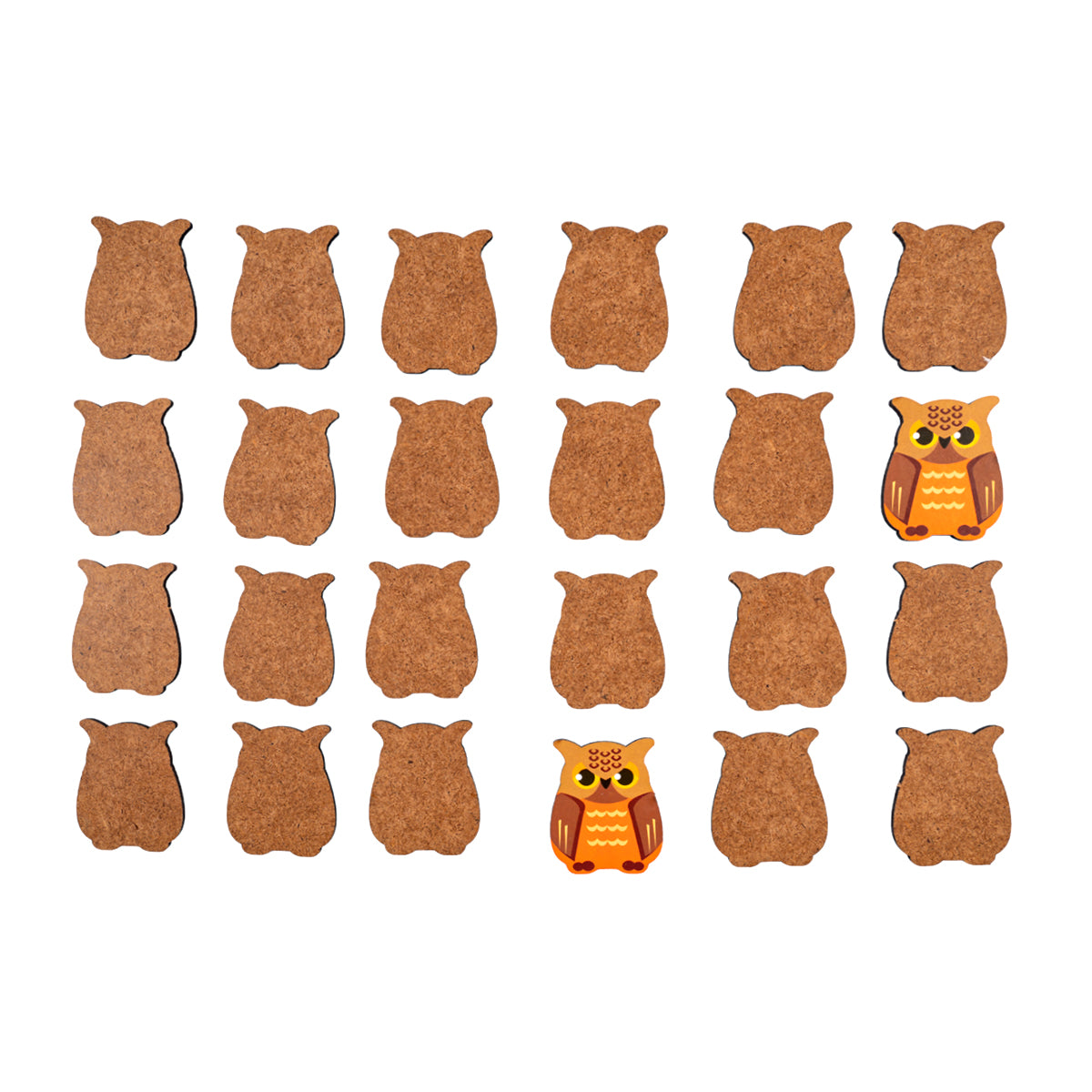 Игра настольная деревянная МЕМО "Совы" (24 фишки в коробке) Bois de terre lointaine