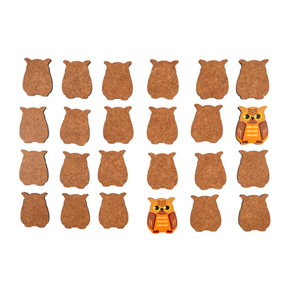 Игра настольная деревянная МЕМО "Совы" (24 фишки в коробке) Bois de terre lointaine