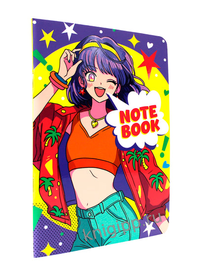 MyArt. БЛОКНОТ в линию Аниме Notebook. Задорно