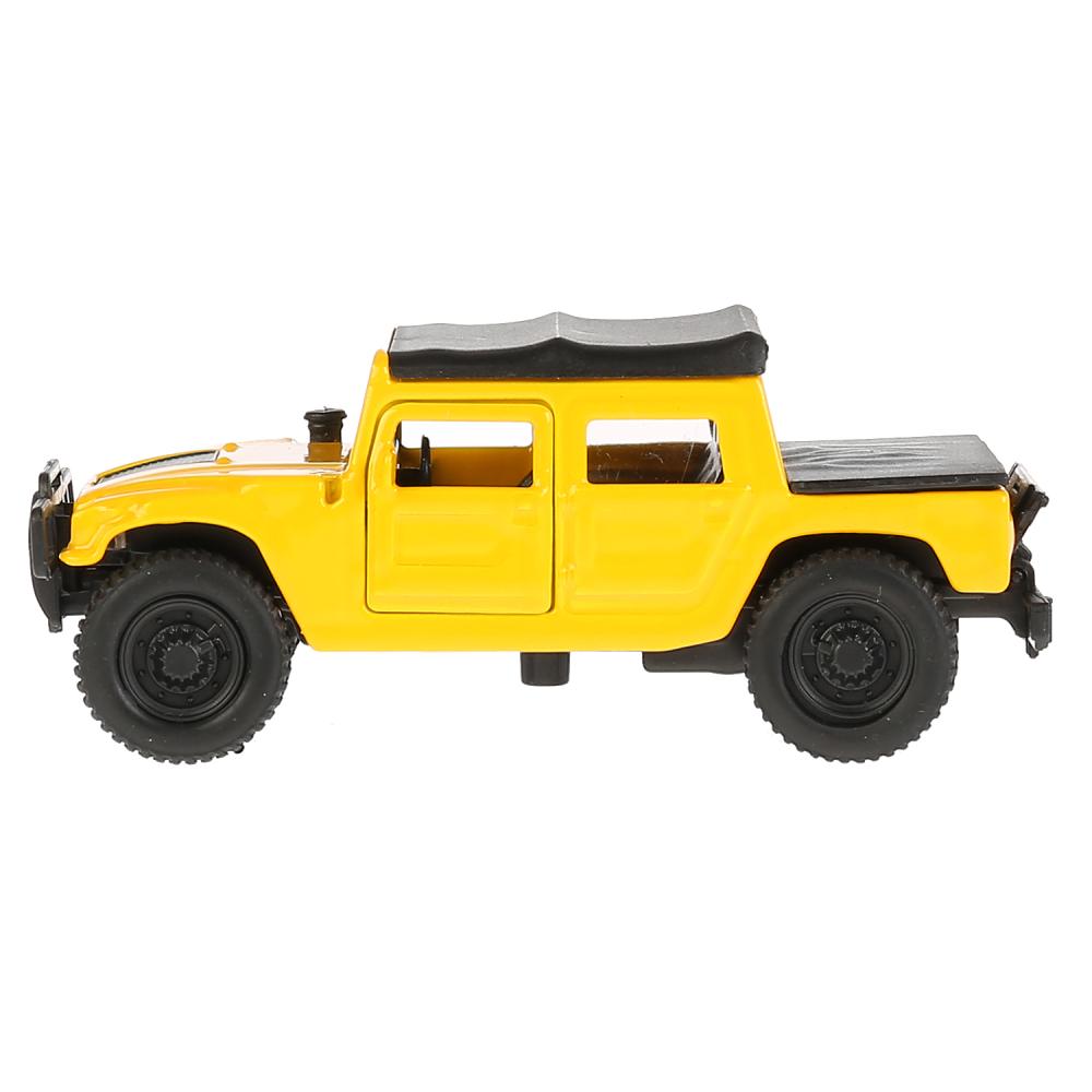 Machine en métal Hummer H1 de 12 cm, ouverte. двери, инерц. dans le cor. Parc technologique en cor.2*24шт