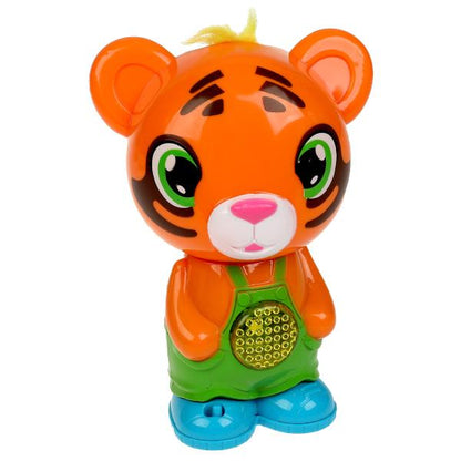 Le jeu "Маршак" s'ouvre sur le tigre. 30 песен, стихов, звуков. свет.трещотка.текстильные э