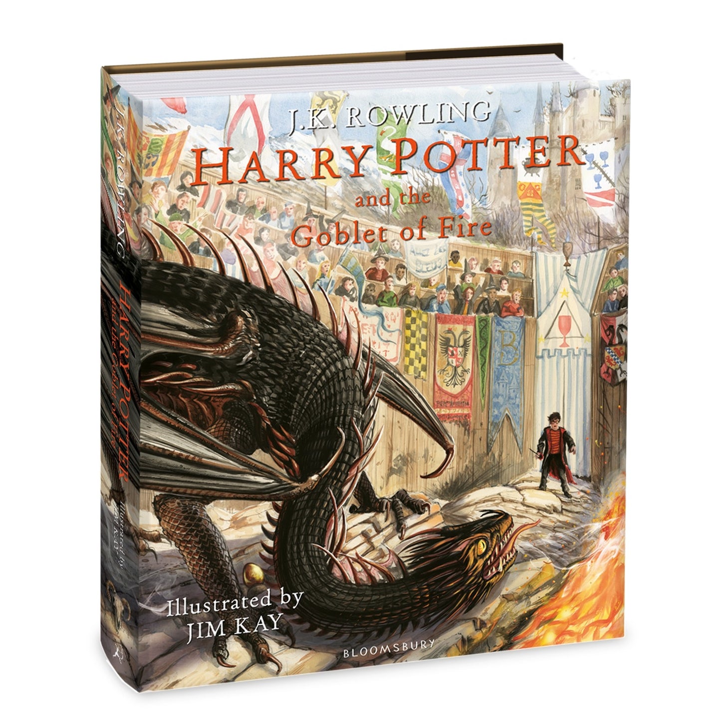 Harry Potter and the Goblet of Fire Illustrated Edition (J.K. Rowling) Гарри Поттер и Кубок Огня Илл.издание/ Книги на английском языке