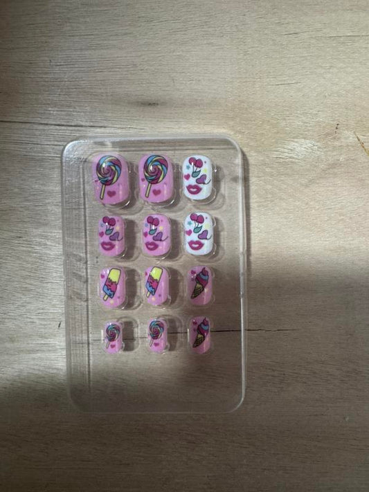 Накладные ногти барби в коробке МИЛАЯ ЛЕДИ в кор.60*12шт