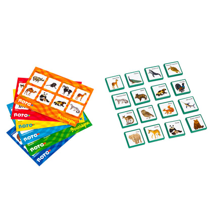 Степ. Лото арт.80308 "Зоопарк"