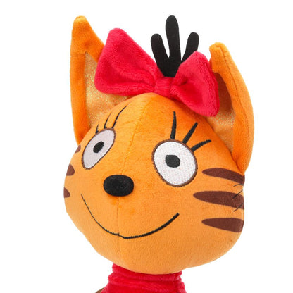 Jeu de trois kilos, trois chats, caramel, 30 cm, sans puce МУЛЬТИ-ПУЛЬТИ в кор.24шт