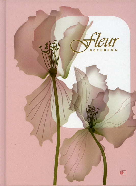 Блокнот "Цветок" нежно-розовый / "Fleur", pink (А5, 192 стр., клетка)