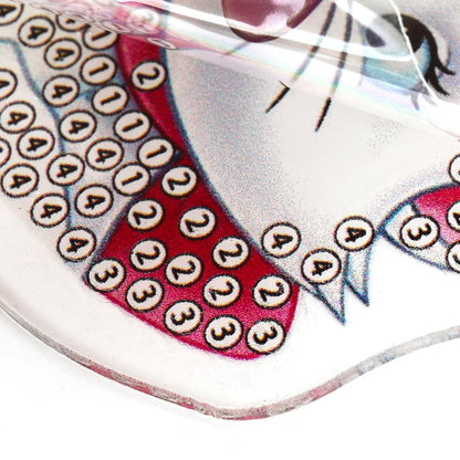 Брелоки алмазной мозаикой кошечка мари MultiArt в кор.50шт