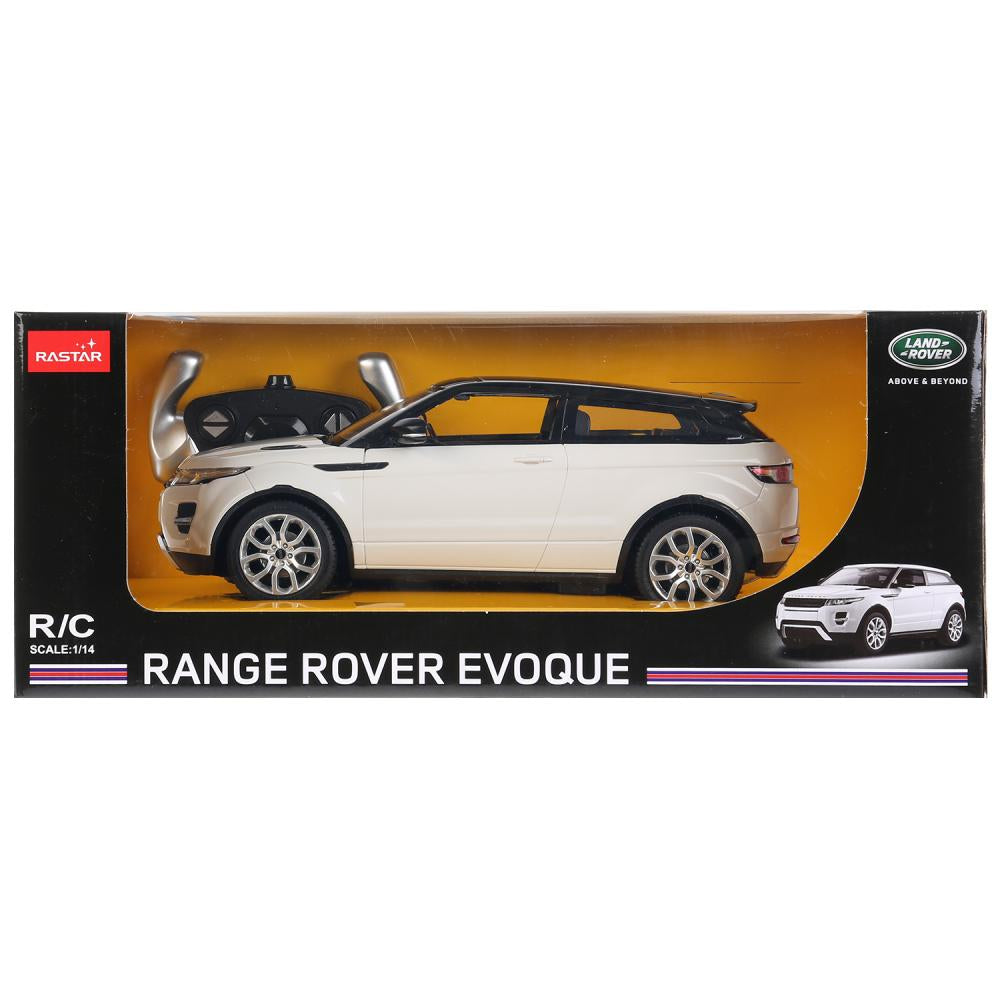 МАШИНА Р/У RASTAR RANGE ROVER EVOQUE 1:14 СО СВЕТОМ, ЦВЕТ В АССОРТ. КОР. dans le cor.6шт