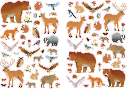 Моя книга наклеек. Природа (более 300 наклеек)