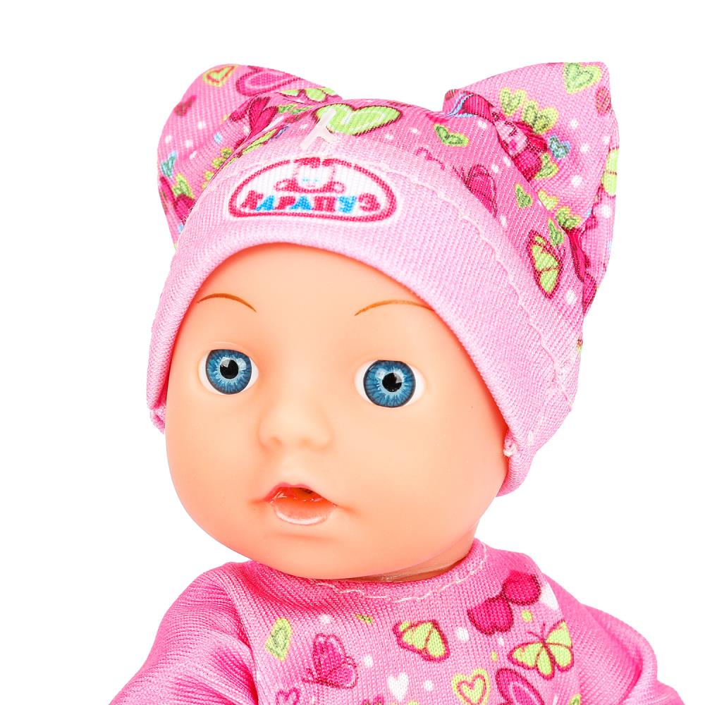 Пупс неозвуч 15см, пьет, писает, 2акс КАРАПУЗ в кор.84шт