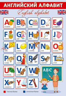 ПЛ-14896 Plaque A3. Alphavite anglais