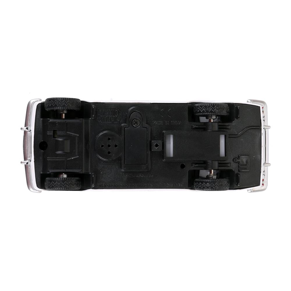 Машина металл ГАЗ-2401 ВОЛГА длина 12 см, двери, багажник, инерц, белый, кор. Технопарк в кор.2*36шт