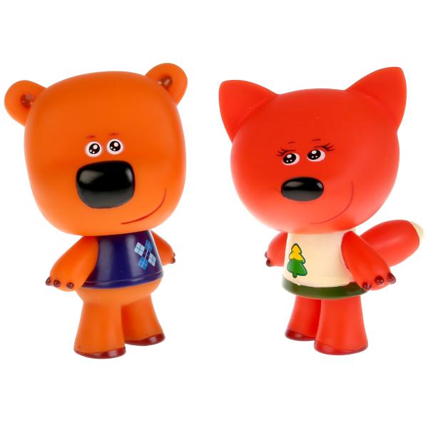 Jeux en plastique pour la boutique "Играем вместе" Мимимишки (Лисичка и Кеша) dans un ensemble de 50 pièces