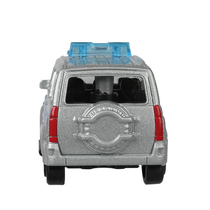 Машина металл UAZ ПАТРИОТ 7,5 см и ПОЛИЦЕЙСКИЙ УЧАСТОК 10 см, ассортимент Технопарк в кор.2*24шт