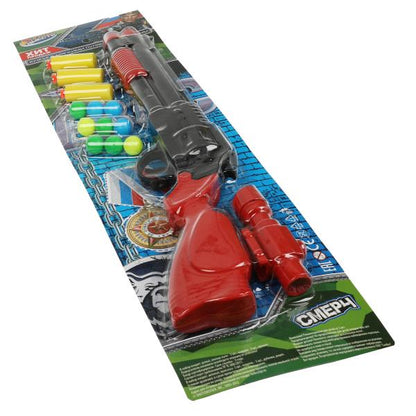 Набор оружия ВОЕННЫЙ ружье с мягкими пулями, блист.18*65*3см ИГРАЕМ ВМЕСТЕ в кор.72шт