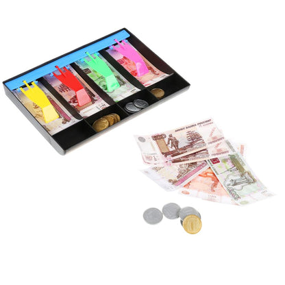 Деньги игровые для касс с лотком, блист.25,5*31,5*2см ИГРАЕМ ВМЕСТЕ в кор.2*72шт