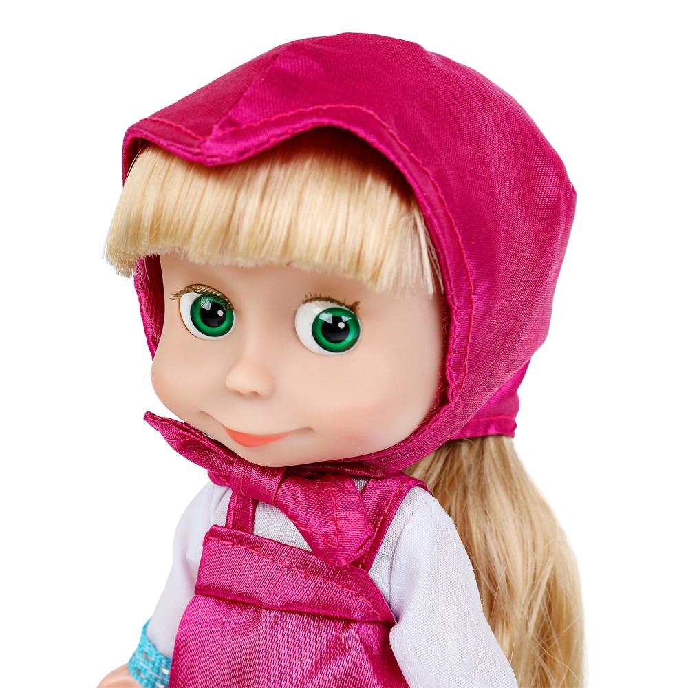 Кукла Маша и Медведь маша 25см, озвучка, медведь, кор КАРАПУЗ в кор.18шт