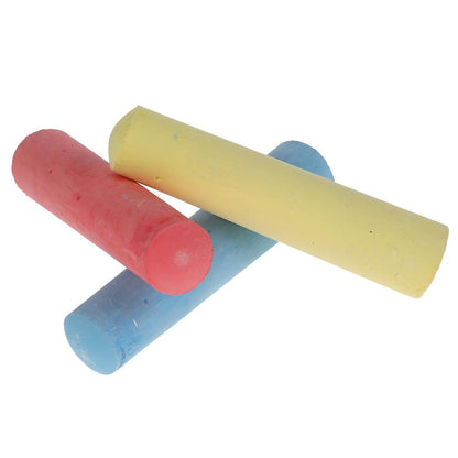 Мелки цветные асфальтовые для творчества, Три Кота 12 шт (6 цв), в ведре МУЛЬТИ АРТ в кор.24наб