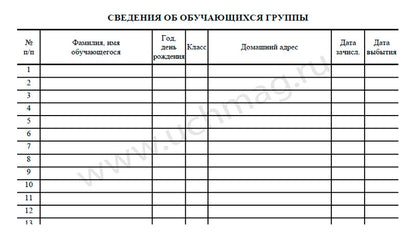 Журнал группы продленного дня. (Формат А4, обложка офсетная пл 160, блок газетная пл 45) 40 стр.