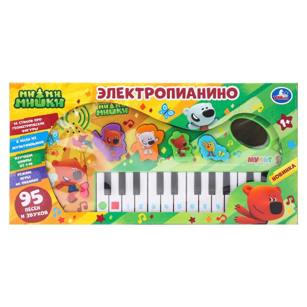 Электропианино 95 песен, звуков и фраз Ми-ми-мишки в кор. Умка в кор.2*30шт