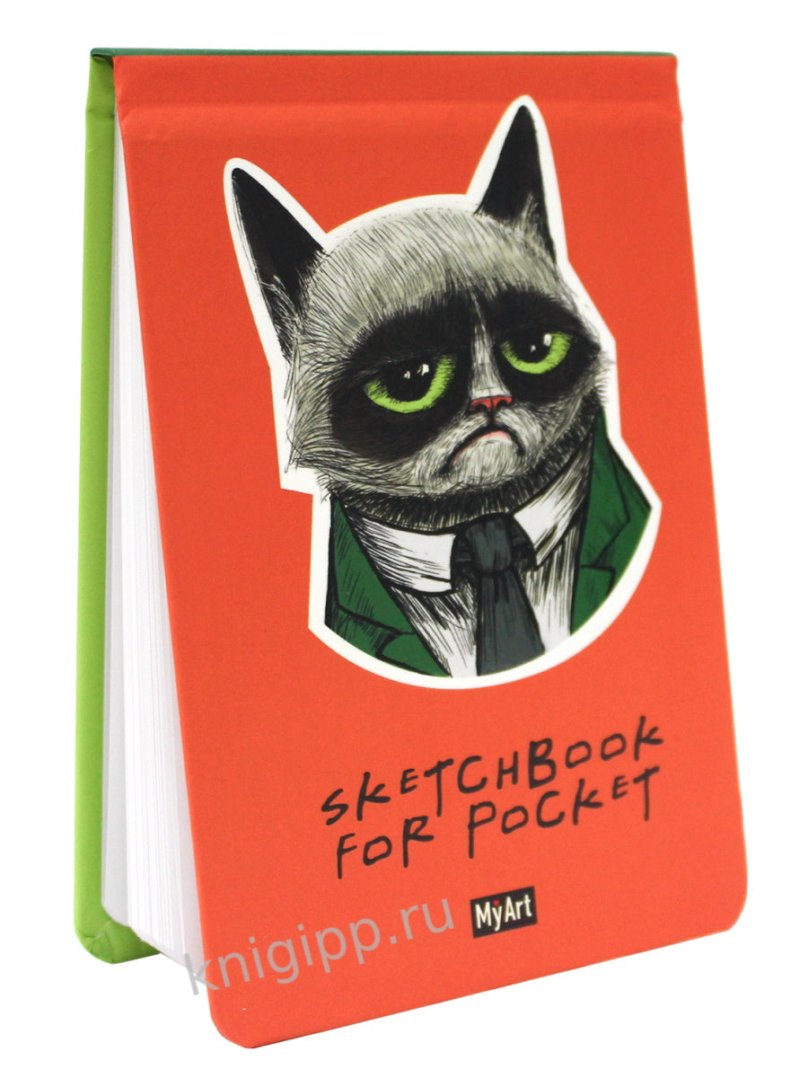 MyArt. Sketchbook for Pocket. Грустный котик