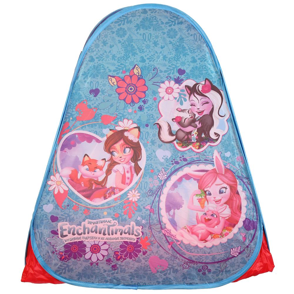 Палатка детская игровая ENCHANTIMALS 81х90х81см, в сумке Играем вместе в кор.24шт