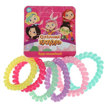 Аксесс д/девочек СКАЗОЧНЫЙ ПАТРУЛЬ резинки-пружинки 6шт на карт. dans le paquet. МИЛАЯ ЛЕДИ уп-12шт в кор50уп