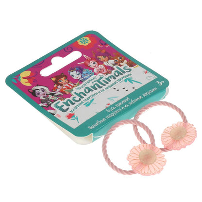 Аксесс д/девочек ЭНЧЕНТИМАЛС 2 резинки д/волос на carte. dans le paquet. МИЛАЯ ЛЕДИ уп-10шт в кор.100уп