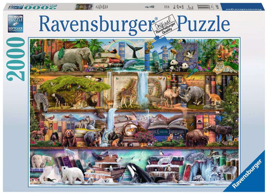 Ravensburger. Пазл карт. 2000 арт.16652 "Полки Дикого королевства"