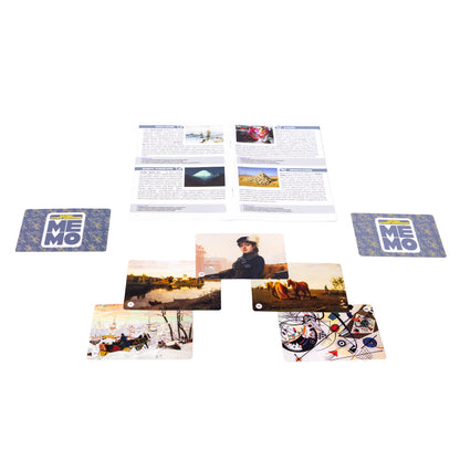Игра настольная МЕМО "Картины русских художников" (50 cartes)